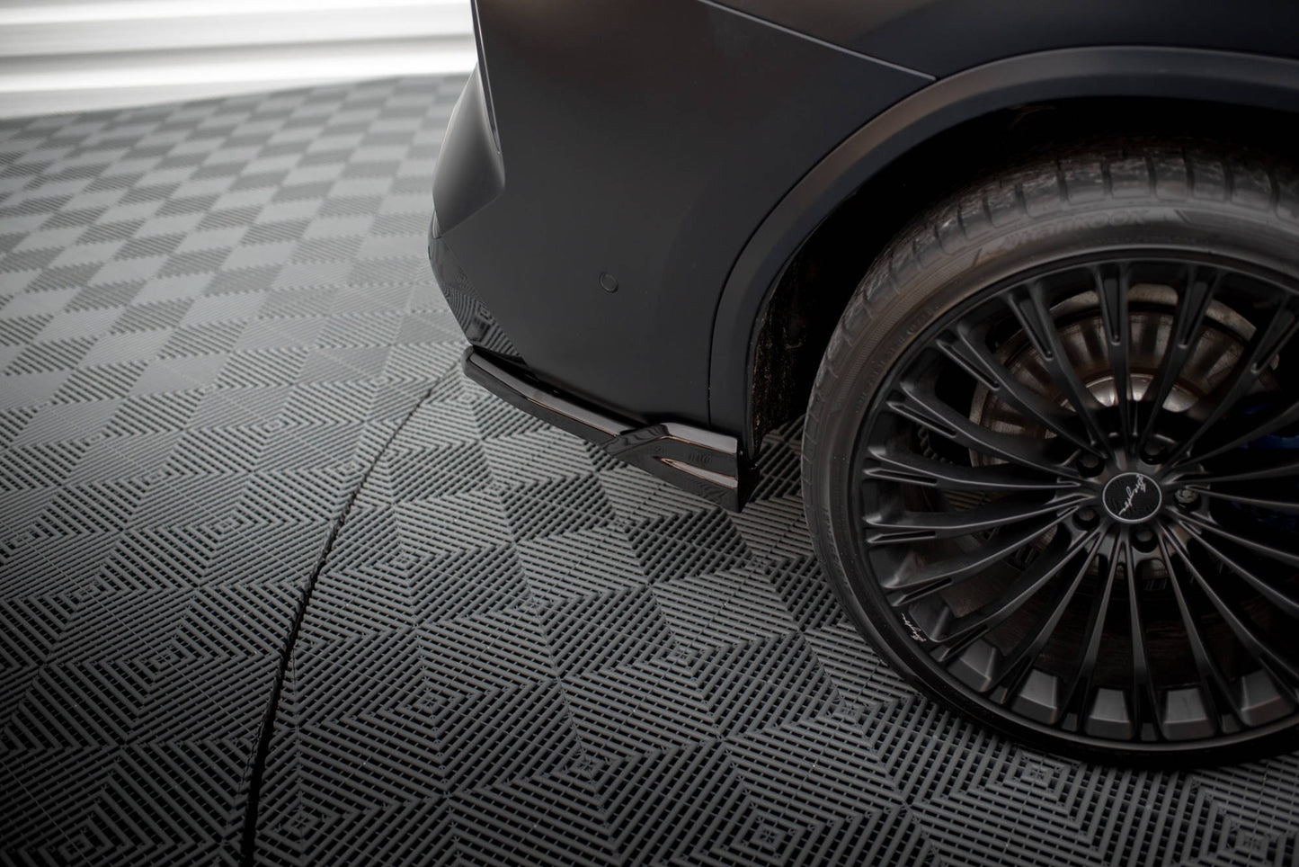 SPLITTER SUITABLE FOR VW GOLF 8 GTI GTD RLINE LOOK GLOSSY BLACK SPORTY DESIGN 