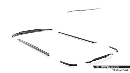 SPLITTER SUITABLE FOR VW GOLF 8 GTI GTD RLINE LOOK GLOSSY BLACK SPORTY DESIGN 