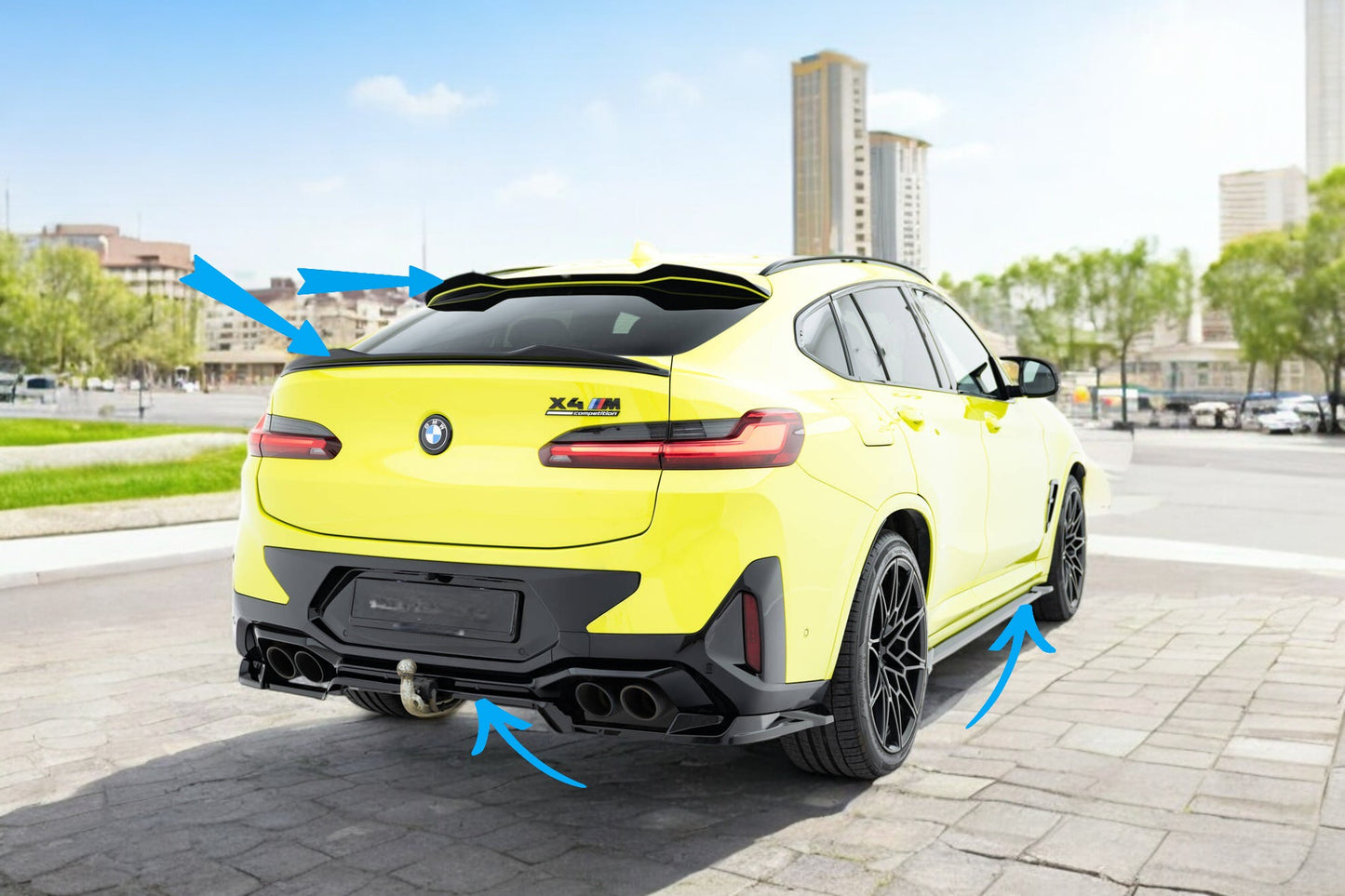 🔥Bodykit  V.2 Adatto Per BMW X4M F98 Facelift🔥