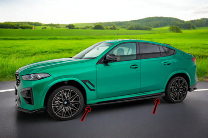 ⭐Set di splitter BMW X6 M F96 Facelift⭐
