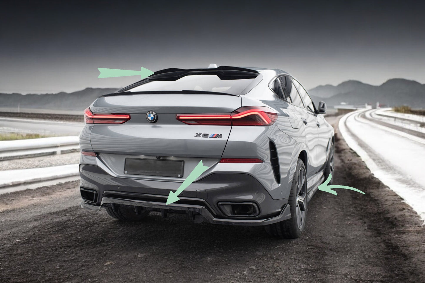 🔥Bodykit  Adatto Per BMW X6 M-Pack G06 Facelift🔥