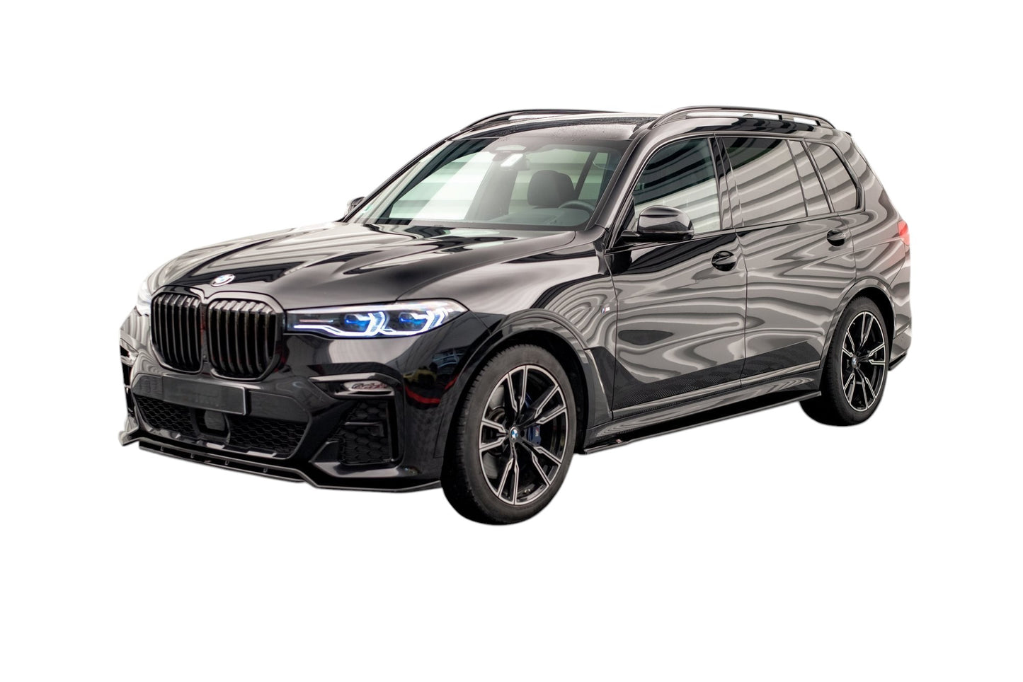 SPLITTER SUITABLE FOR VW GOLF 8 GTI GTD RLINE LOOK GLOSSY BLACK SPORTY DESIGN 