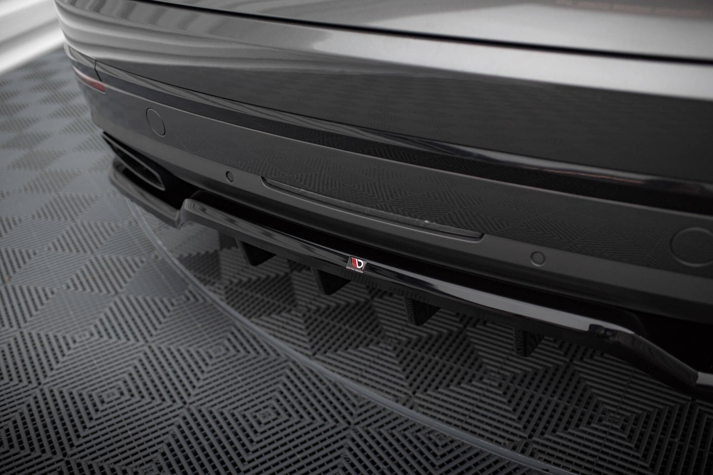 SPLITTER SUITABLE FOR VW GOLF 8 GTI GTD RLINE LOOK GLOSSY BLACK SPORTY DESIGN 