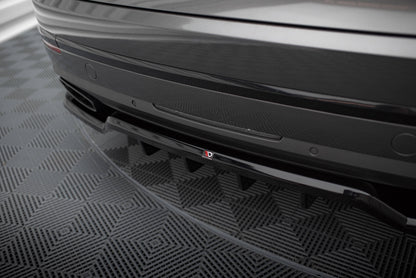 SPLITTER SUITABLE FOR VW GOLF 8 GTI GTD RLINE LOOK GLOSSY BLACK SPORTY DESIGN 