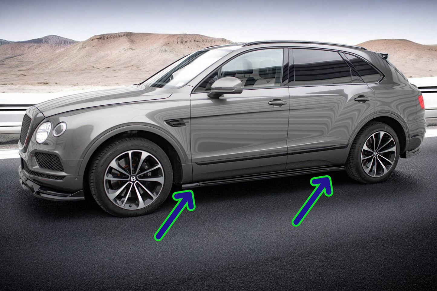 ✨Minigonne Laterali Diffusori Bentley Bentayga Mk1✨