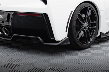 SPLITTER SUITABLE FOR VW GOLF 8 GTI GTD RLINE LOOK GLOSSY BLACK SPORTY DESIGN 