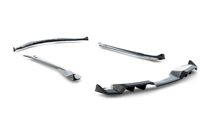 SPLITTER SUITABLE FOR VW GOLF 8 GTI GTD RLINE LOOK GLOSSY BLACK SPORTY DESIGN 