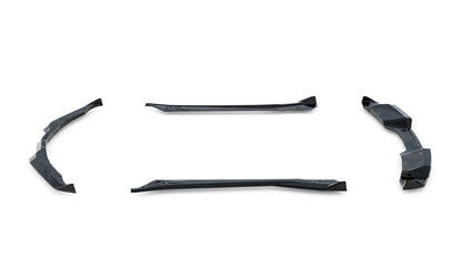 SPLITTER SUITABLE FOR VW GOLF 8 GTI GTD RLINE LOOK GLOSSY BLACK SPORTY DESIGN 