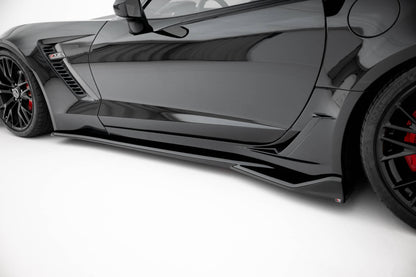 SPLITTER SUITABLE FOR VW GOLF 8 GTI GTD RLINE LOOK GLOSSY BLACK SPORTY DESIGN 