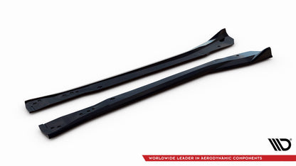 SPLITTER SUITABLE FOR VW GOLF 8 GTI GTD RLINE LOOK GLOSSY BLACK SPORTY DESIGN 