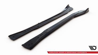 SPLITTER SUITABLE FOR VW GOLF 8 GTI GTD RLINE LOOK GLOSSY BLACK SPORTY DESIGN 