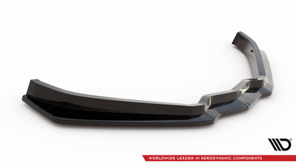 SPLITTER SUITABLE FOR VW GOLF 8 GTI GTD RLINE LOOK GLOSSY BLACK SPORTY DESIGN 