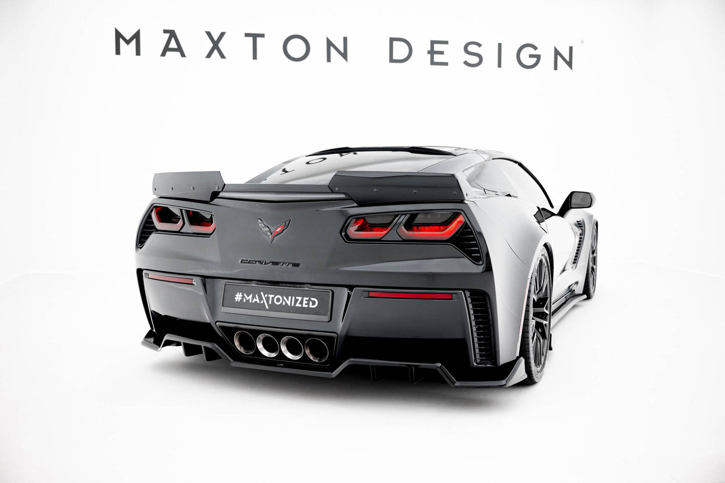 SPLITTER SUITABLE FOR VW GOLF 8 GTI GTD RLINE LOOK GLOSSY BLACK SPORTY DESIGN 