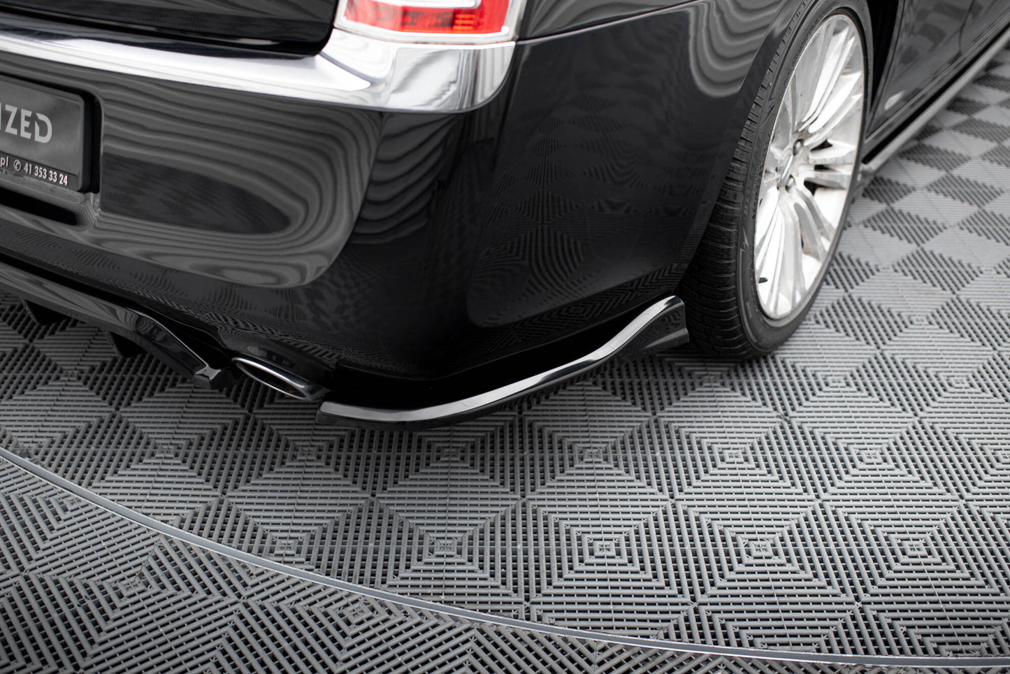 SPLITTER SUITABLE FOR VW GOLF 8 GTI GTD RLINE LOOK GLOSSY BLACK SPORTY DESIGN 