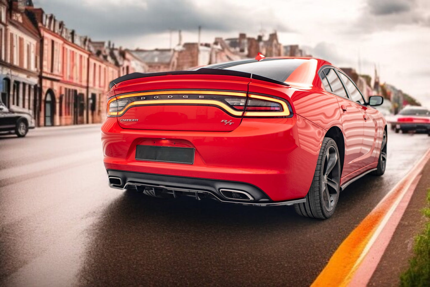 😍Bodykit V.1 Adatto Per  Dodge Charger RT Mk7 Facelift😍