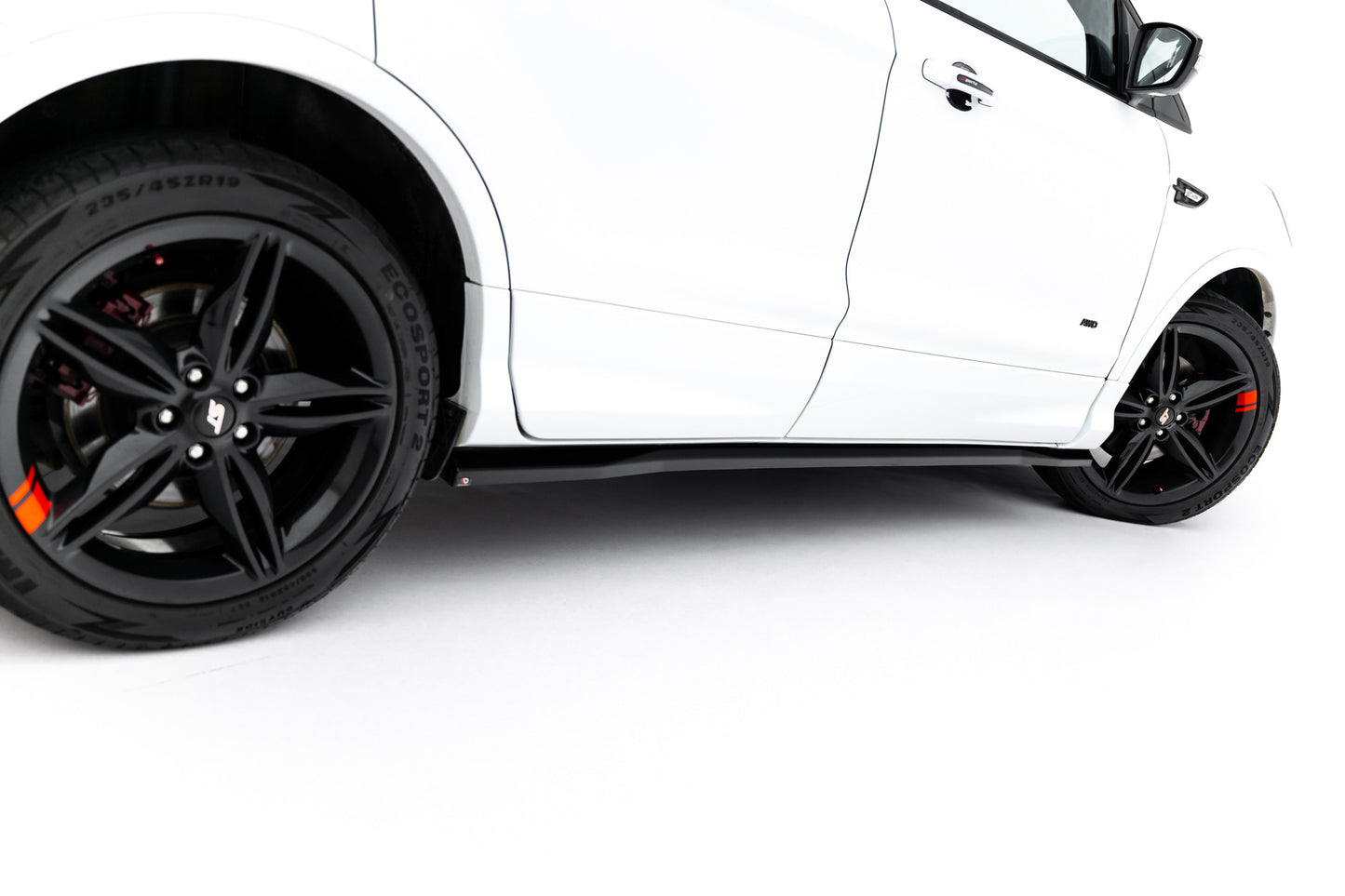 SPLITTER SUITABLE FOR VW GOLF 8 GTI GTD RLINE LOOK GLOSSY BLACK SPORTY DESIGN 