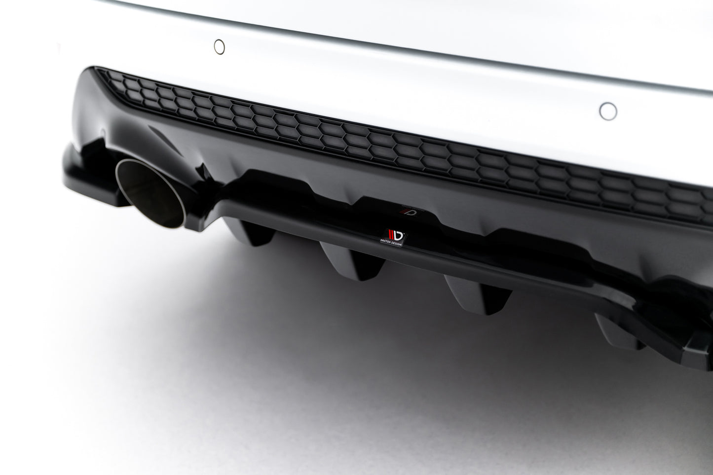 SPLITTER SUITABLE FOR VW GOLF 8 GTI GTD RLINE LOOK GLOSSY BLACK SPORTY DESIGN 