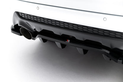 SPLITTER SUITABLE FOR VW GOLF 8 GTI GTD RLINE LOOK GLOSSY BLACK SPORTY DESIGN 