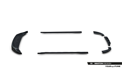 SPLITTER SUITABLE FOR VW GOLF 8 GTI GTD RLINE LOOK GLOSSY BLACK SPORTY DESIGN 