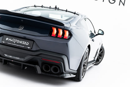 SPLITTER SUITABLE FOR VW GOLF 8 GTI GTD RLINE LOOK GLOSSY BLACK SPORTY DESIGN 