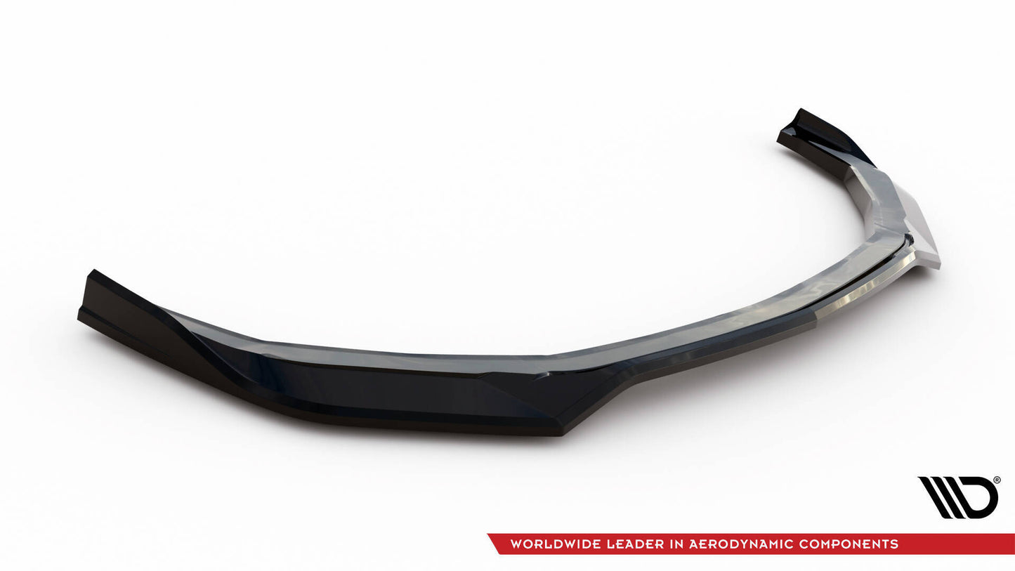 SPLITTER SUITABLE FOR VW GOLF 8 GTI GTD RLINE LOOK GLOSSY BLACK SPORTY DESIGN 