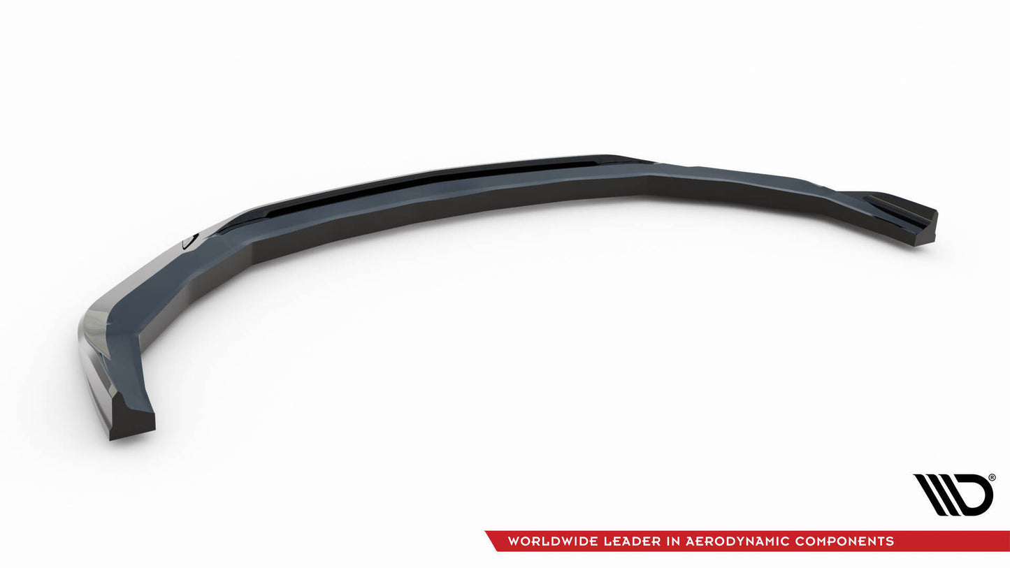 SPLITTER SUITABLE FOR VW GOLF 8 GTI GTD RLINE LOOK GLOSSY BLACK SPORTY DESIGN 