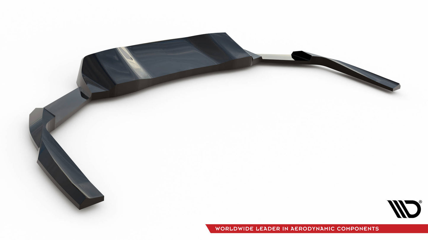 SPLITTER SUITABLE FOR VW GOLF 8 GTI GTD RLINE LOOK GLOSSY BLACK SPORTY DESIGN 