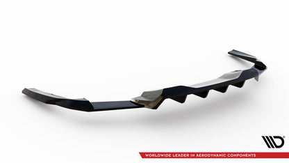 SPLITTER SUITABLE FOR VW GOLF 8 GTI GTD RLINE LOOK GLOSSY BLACK SPORTY DESIGN 
