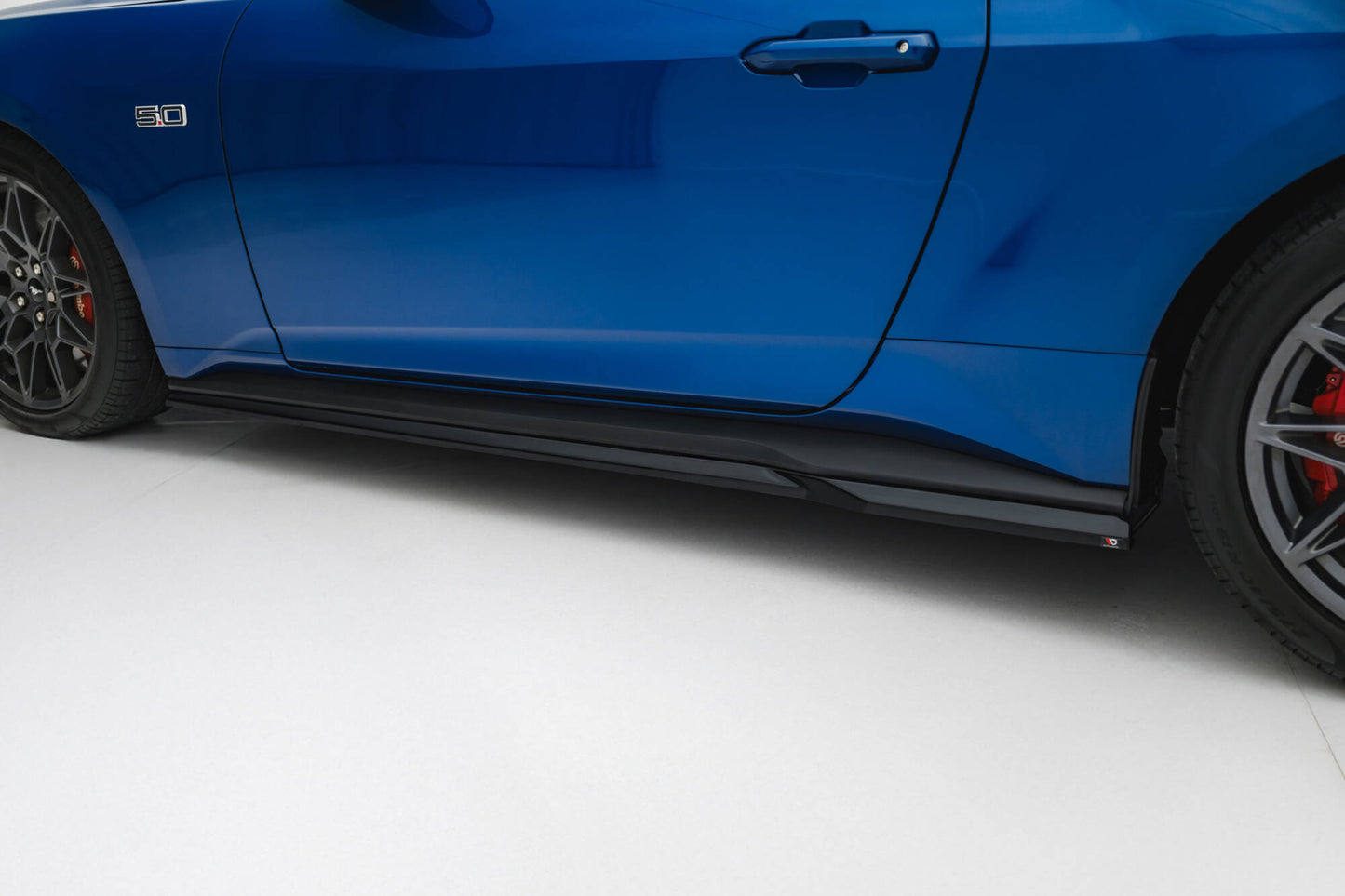SPLITTER SUITABLE FOR VW GOLF 8 GTI GTD RLINE LOOK GLOSSY BLACK SPORTY DESIGN 