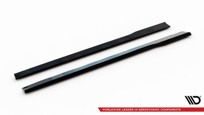 SPLITTER SUITABLE FOR VW GOLF 8 GTI GTD RLINE LOOK GLOSSY BLACK SPORTY DESIGN 