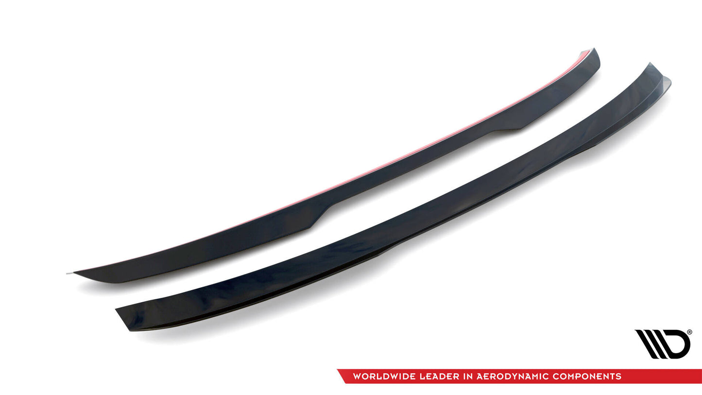 SPLITTER SUITABLE FOR VW GOLF 8 GTI GTD RLINE LOOK GLOSSY BLACK SPORTY DESIGN 