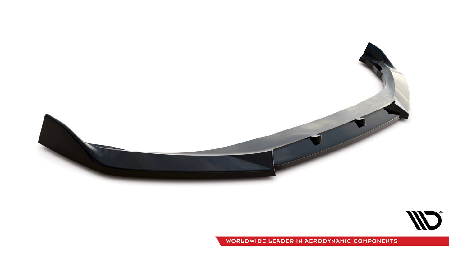 SPLITTER SUITABLE FOR VW GOLF 8 GTI GTD RLINE LOOK GLOSSY BLACK SPORTY DESIGN 