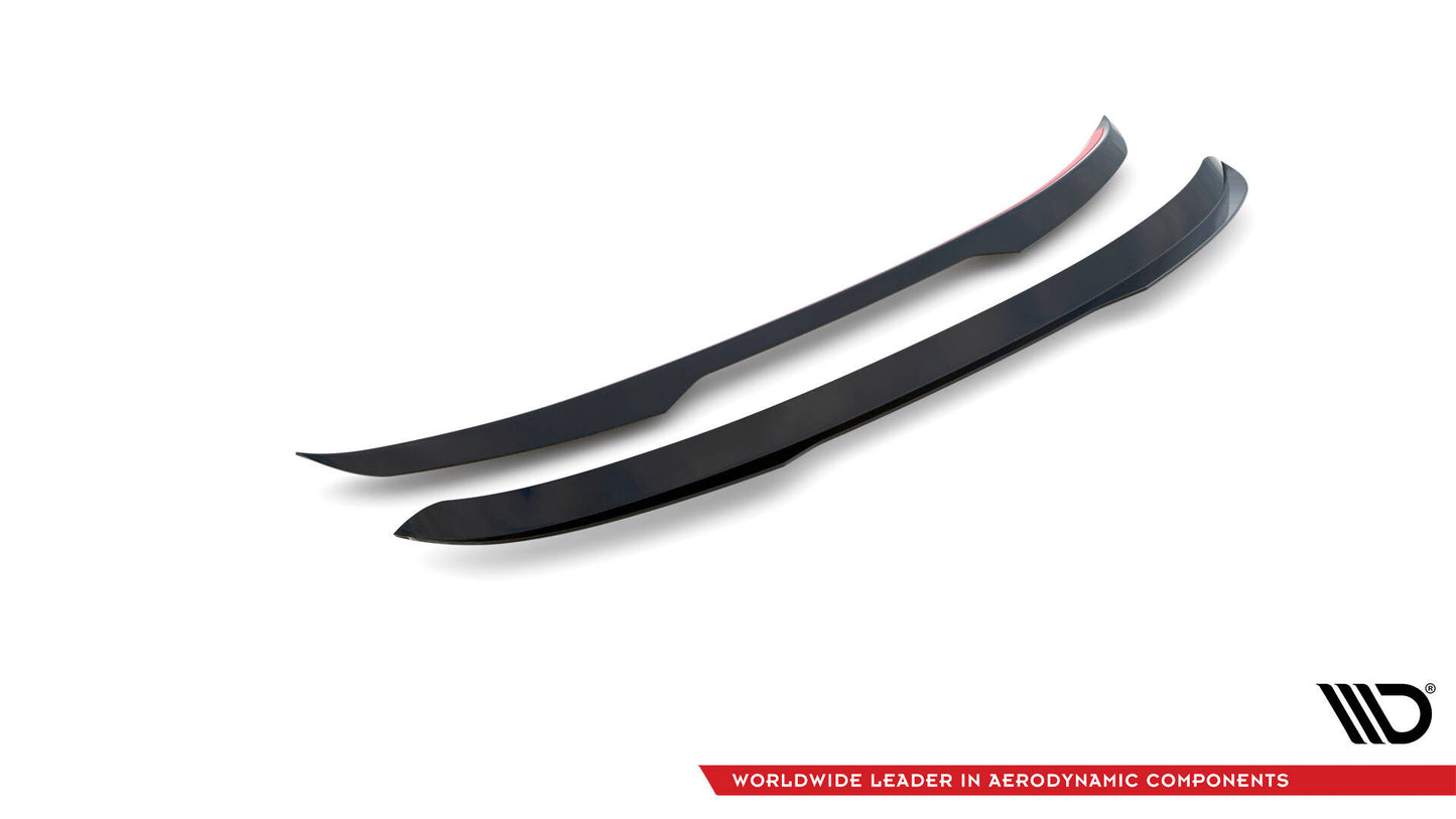 SPLITTER SUITABLE FOR VW GOLF 8 GTI GTD RLINE LOOK GLOSSY BLACK SPORTY DESIGN 