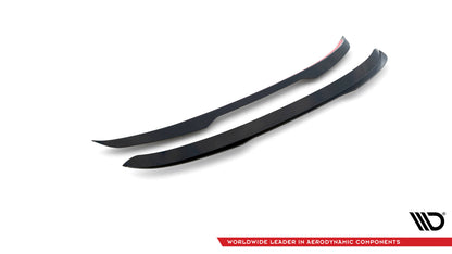 SPLITTER SUITABLE FOR VW GOLF 8 GTI GTD RLINE LOOK GLOSSY BLACK SPORTY DESIGN 
