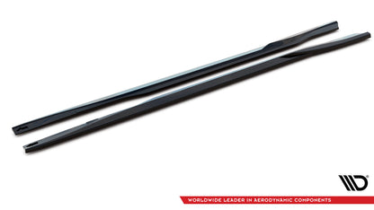 SPLITTER SUITABLE FOR VW GOLF 8 GTI GTD RLINE LOOK GLOSSY BLACK SPORTY DESIGN 