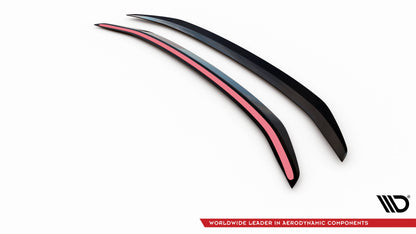 SPLITTER SUITABLE FOR VW GOLF 8 GTI GTD RLINE LOOK GLOSSY BLACK SPORTY DESIGN 