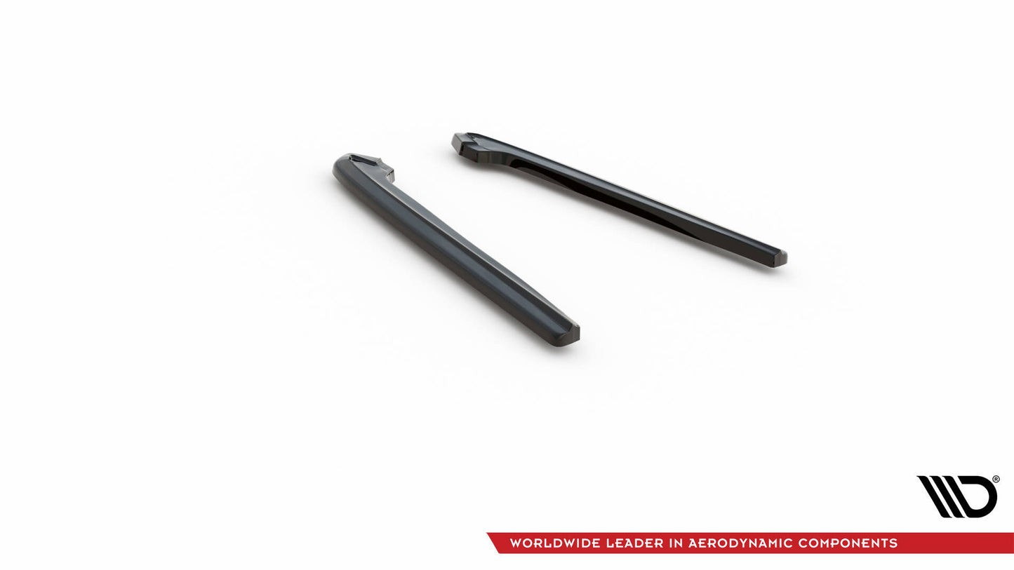 SPLITTER SUITABLE FOR VW GOLF 8 GTI GTD RLINE LOOK GLOSSY BLACK SPORTY DESIGN 