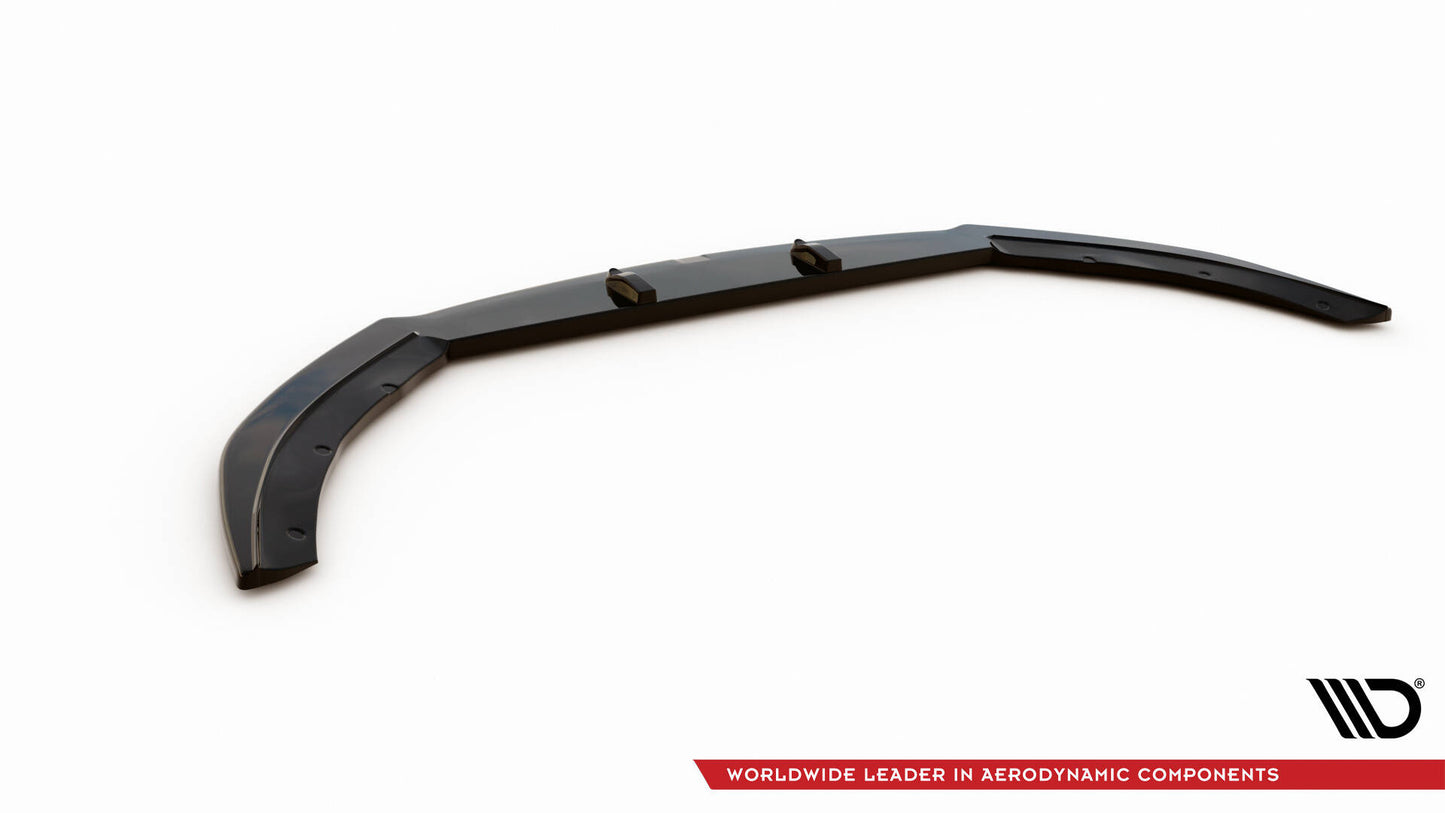 SPLITTER SUITABLE FOR VW GOLF 8 GTI GTD RLINE LOOK GLOSSY BLACK SPORTY DESIGN 