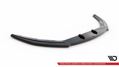 SPLITTER SUITABLE FOR VW GOLF 8 GTI GTD RLINE LOOK GLOSSY BLACK SPORTY DESIGN 