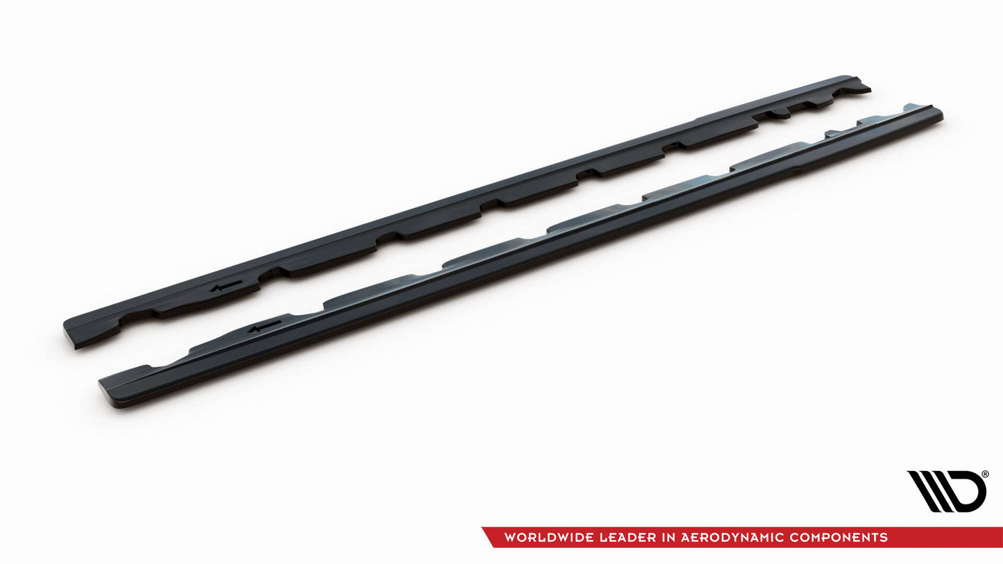 SPLITTER SUITABLE FOR VW GOLF 8 GTI GTD RLINE LOOK GLOSSY BLACK SPORTY DESIGN 