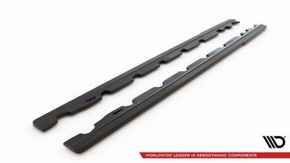 SPLITTER SUITABLE FOR VW GOLF 8 GTI GTD RLINE LOOK GLOSSY BLACK SPORTY DESIGN 