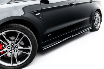 SPLITTER SUITABLE FOR VW GOLF 8 GTI GTD RLINE LOOK GLOSSY BLACK SPORTY DESIGN 