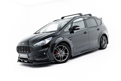 SPLITTER SUITABLE FOR VW GOLF 8 GTI GTD RLINE LOOK GLOSSY BLACK SPORTY DESIGN 