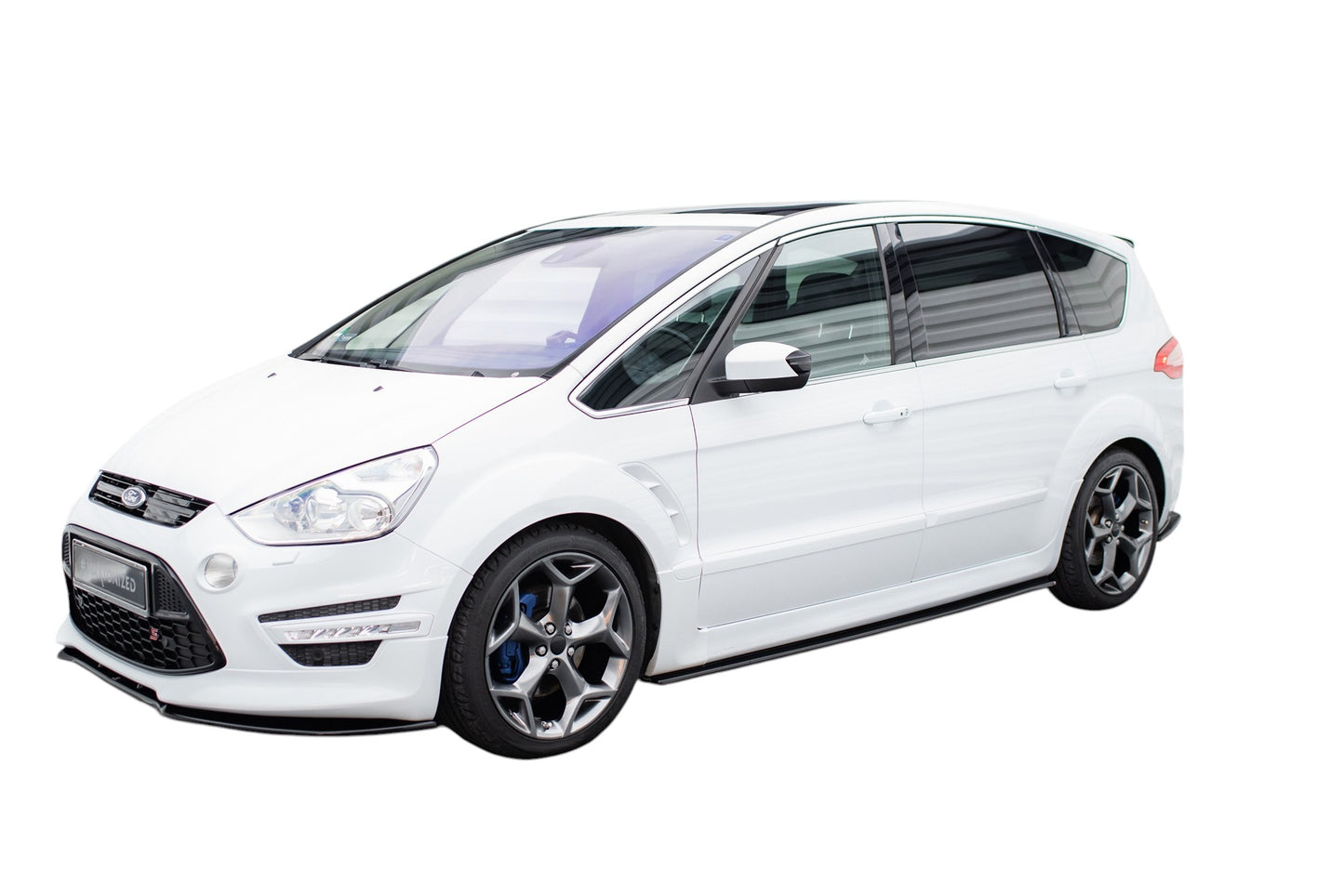 SPLITTER SUITABLE FOR VW GOLF 8 GTI GTD RLINE LOOK GLOSSY BLACK SPORTY DESIGN 
