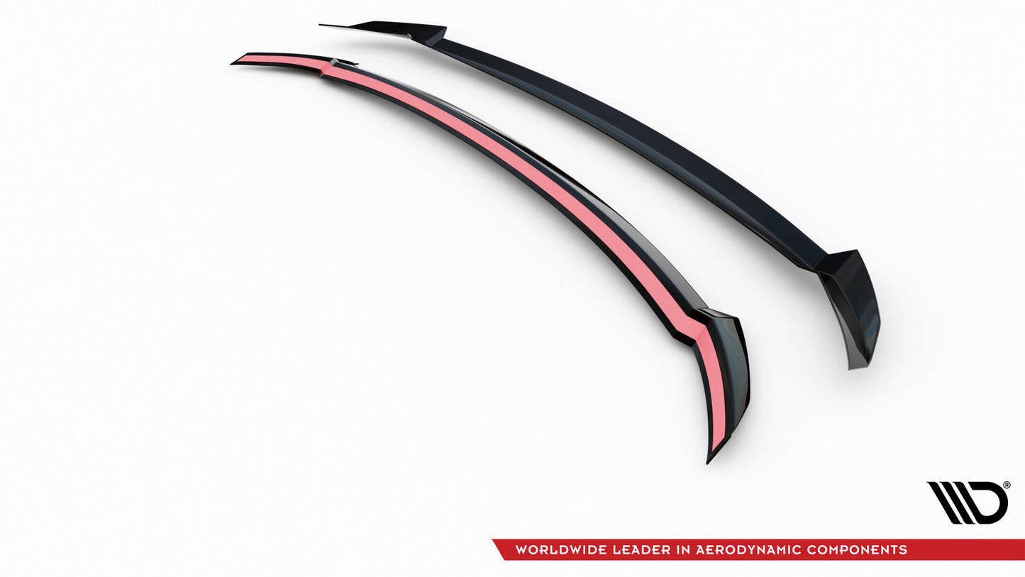 SPLITTER SUITABLE FOR VW GOLF 8 GTI GTD RLINE LOOK GLOSSY BLACK SPORTY DESIGN 