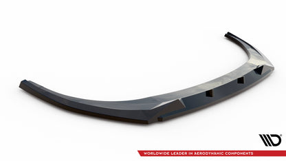 SPLITTER SUITABLE FOR VW GOLF 8 GTI GTD RLINE LOOK GLOSSY BLACK SPORTY DESIGN 
