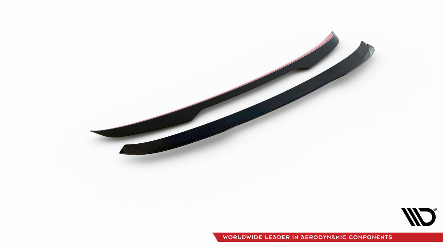 SPLITTER SUITABLE FOR VW GOLF 8 GTI GTD RLINE LOOK GLOSSY BLACK SPORTY DESIGN 