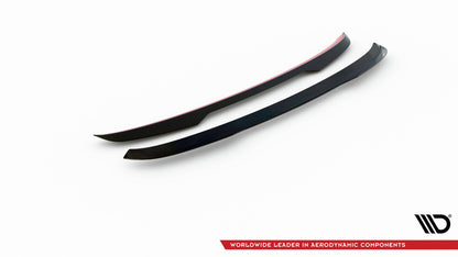 SPLITTER SUITABLE FOR VW GOLF 8 GTI GTD RLINE LOOK GLOSSY BLACK SPORTY DESIGN 