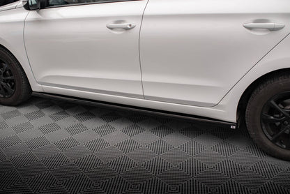 SPLITTER SUITABLE FOR VW GOLF 8 GTI GTD RLINE LOOK GLOSSY BLACK SPORTY DESIGN 