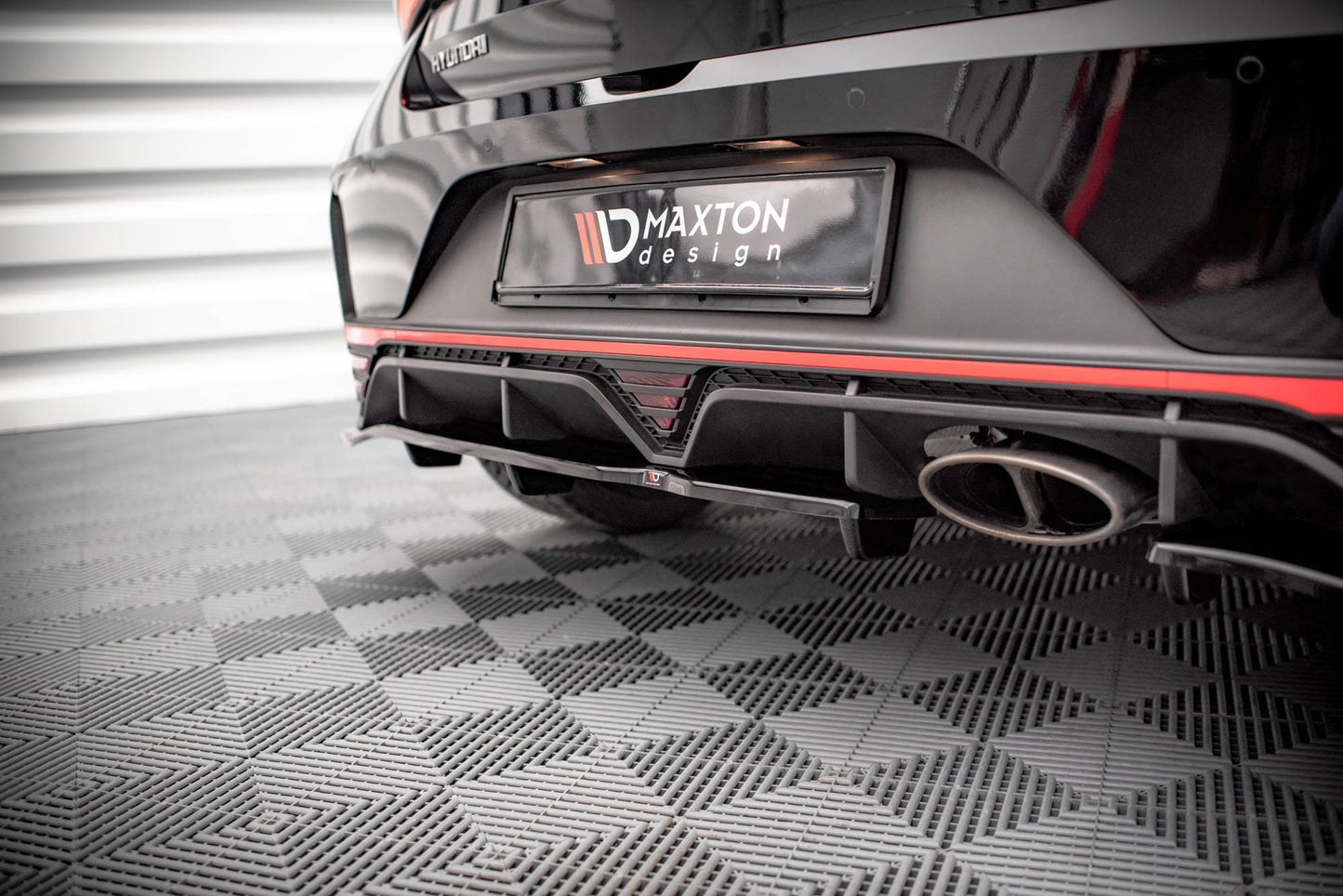 SPLITTER SUITABLE FOR VW GOLF 8 GTI GTD RLINE LOOK GLOSSY BLACK SPORTY DESIGN 